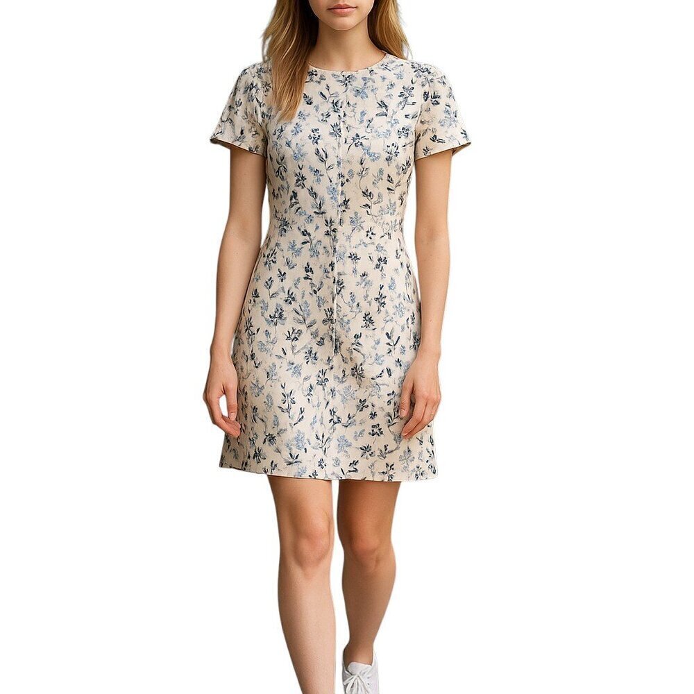 Draper James Short Sleeve Floral Print Mini Dress- size 0